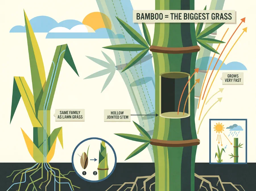 Is Bamboo a Grass!