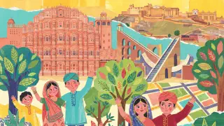 Illustration for Jaipur: Sawai Jai Singh's Golden Dream