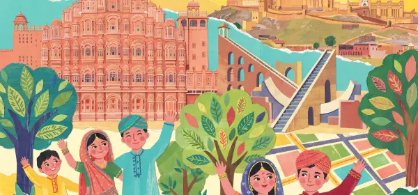 Illustration for Jaipur: Sawai Jai Singh's Golden Dream