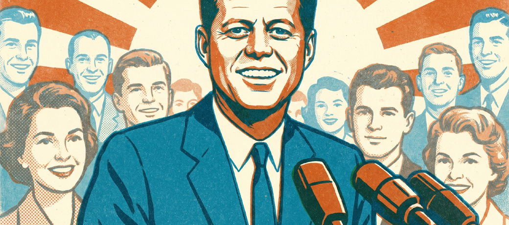 Illustration for John Fitzgerald Kennedy