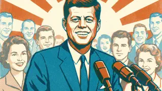 Illustration for John Fitzgerald Kennedy