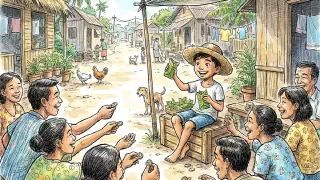 Illustration for Juan Tamad and the Flea-Killer