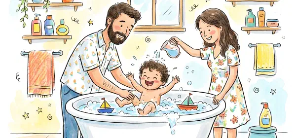 Illustration for Kappu has a Bath