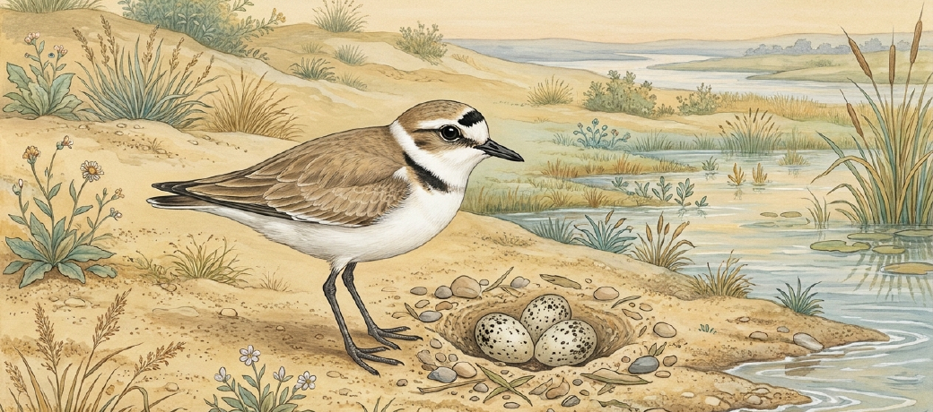 Illustration for Why does a Kentish Plover Parent Desert its Family?