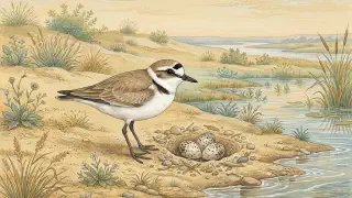 Illustration for Why does a Kentish Plover Parent Desert its Family?