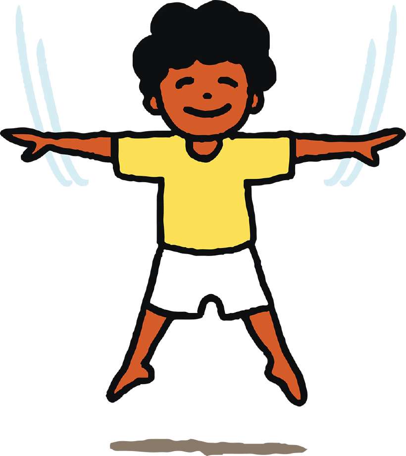 Child performing yoga asana