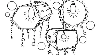 Illustration for Dussehra Coloring Pages