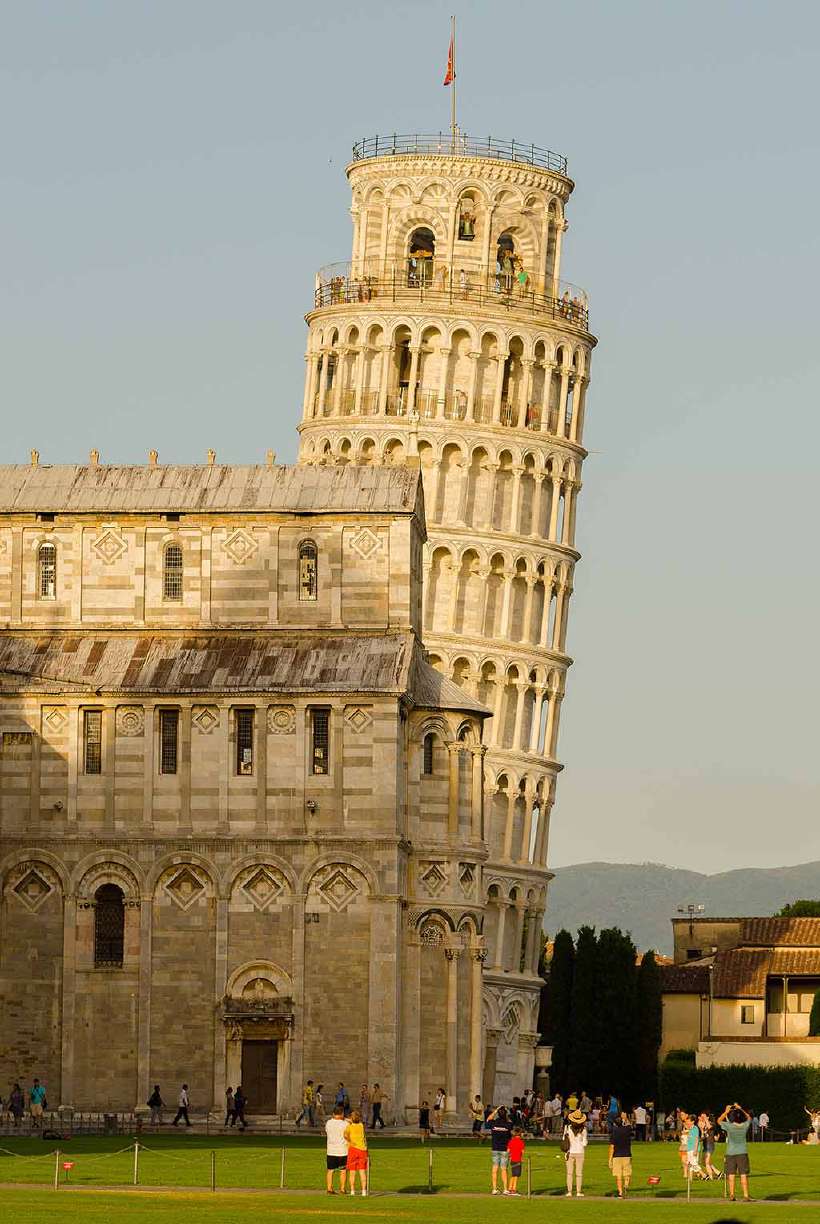The Straightened Leaning Tower of Pisa