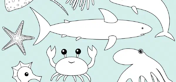 Illustration for Life in the Sea