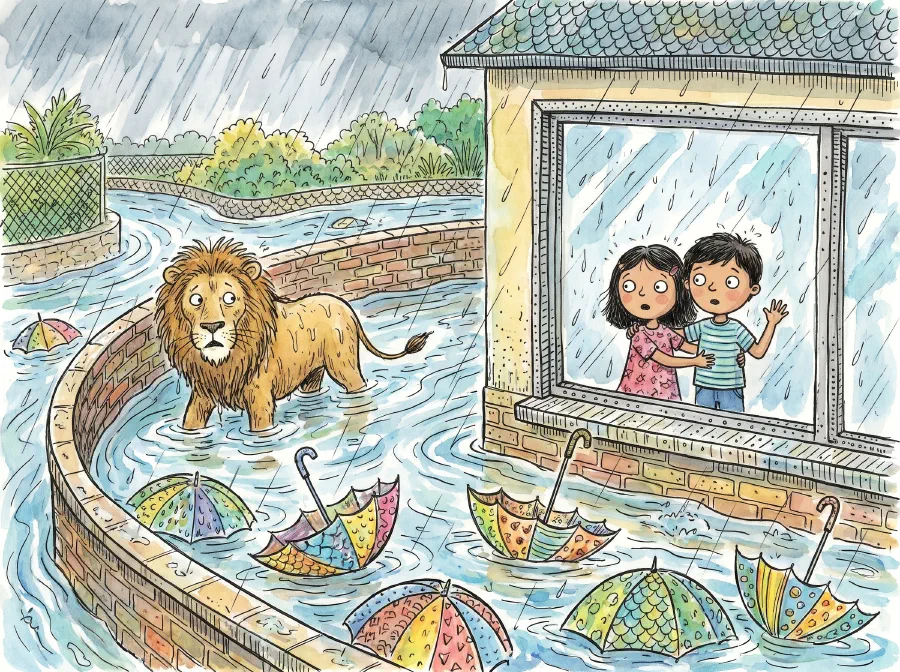 Lion On The Loose!...!...