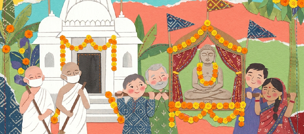 Illustration for Mahavir Jayanti