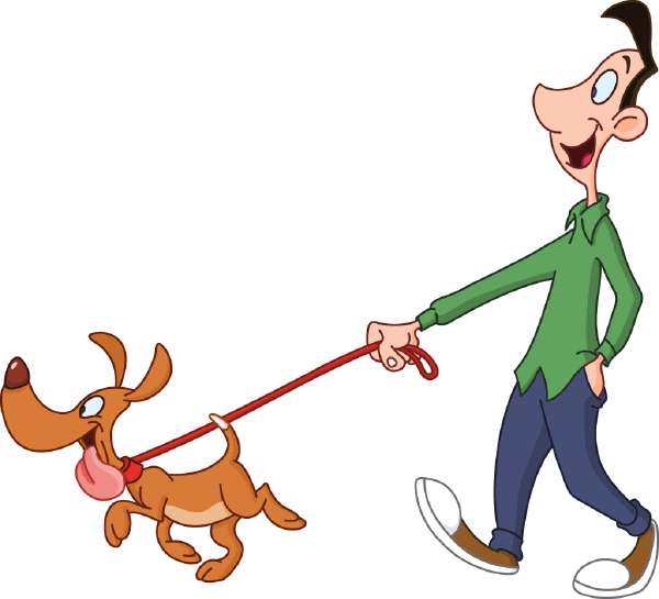 Dad and the dog