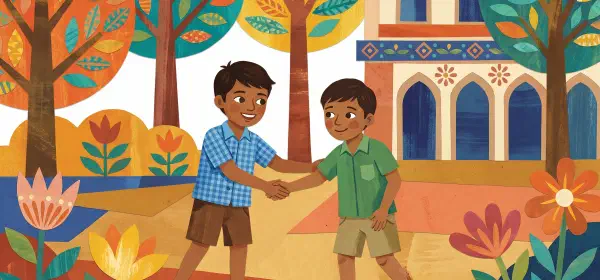Illustration for Manohar Learns a Lesson