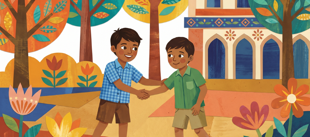 Illustration for Manohar Learns a Lesson