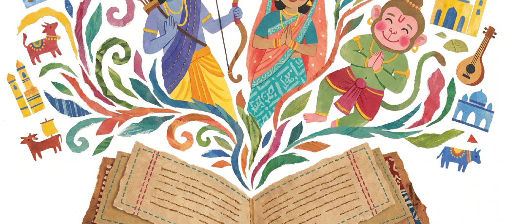 Illustration for Many Ramayanas