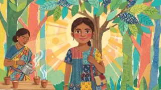 Illustration for Mormu: Daughter of the Forest