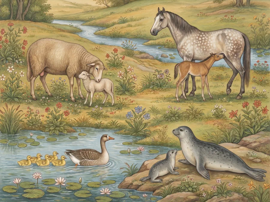 Mother and Child in the Animal Kingdom