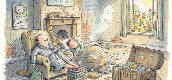 Illustration for Mr Meant-to