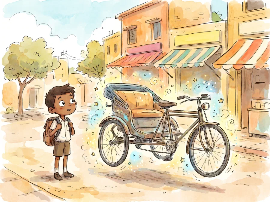 Mushir and the Magic Rickshaw
