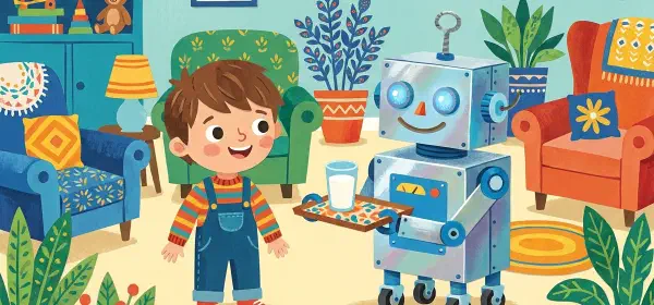 Illustration for My Robot Robbi