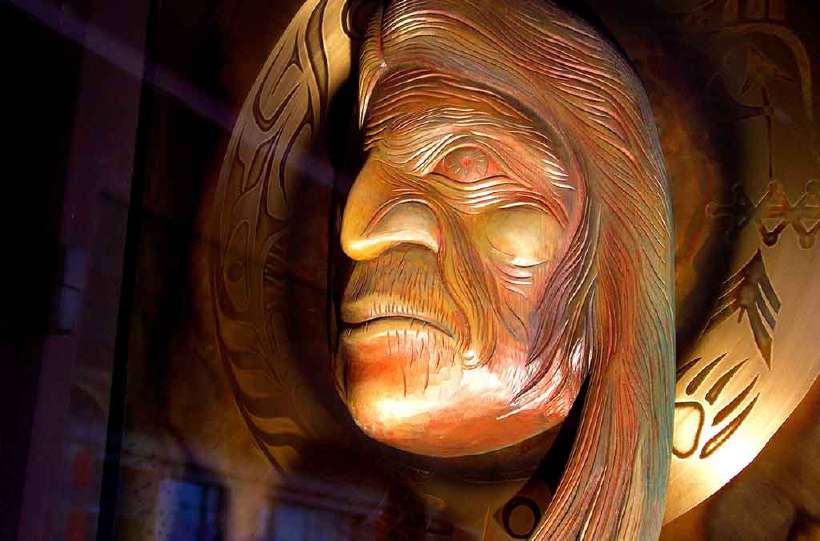 A Native American mask