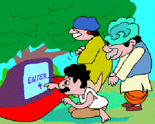 Simputer: The Low-cost Computer [Illustration by Sudheer Nath]