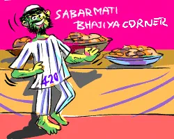 Prisoners Ride on Fried Snack Success [Illustration by Shiju George]
