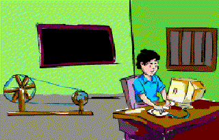 Gandhi's School is Dying [Illustration by Anup Singh]