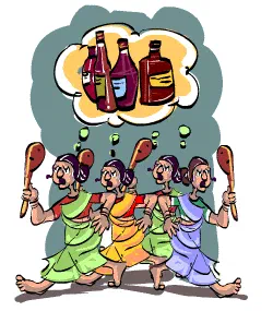 Alcoholics Beware! [Illustration by Anup Singh]