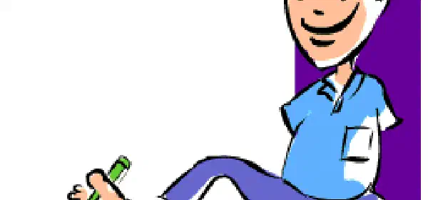 Illustration for The Boy Who writes with His Feet