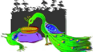 Illustration for The Peacocks are Dying
