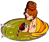 Pushkar Lake Water or Sugarcane Juice? [Illustration by Shinod AP]