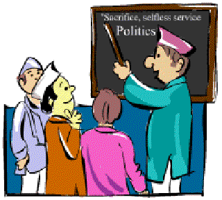 A school for budding politicians [Illustration by Anup Singh]