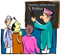 A school for budding politicians [Illustration by Anup Singh]