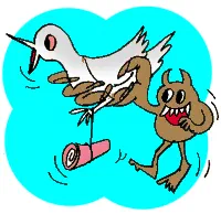 Orissa Police's Feathered Force is Dying [Illustration by Sudheer Nath]