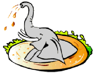 Jumbos have some oily fun [Illustration by Shinod AP]