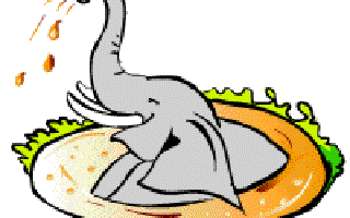 Jumbos have some oily fun