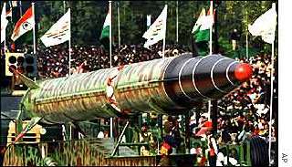 India launches the Agni-III missile []