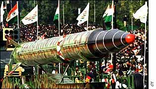 India launches the Agni-III missile []