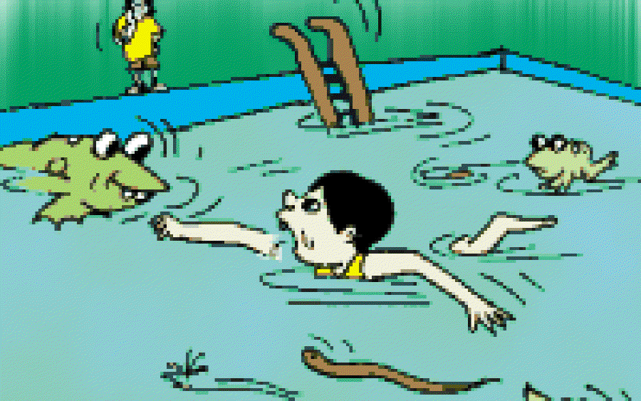 Swimming in Trouble