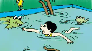 Illustration for Swimming in Trouble