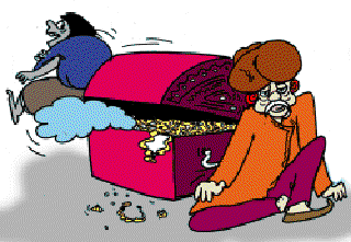 Robbing the Rich for Rain [Illustration by Sudheer Nath]