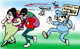 Polite Police [Illustration by Sudheer Nath]