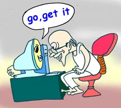 Computer Whiz Grans [Illustration by Sudheer Nath]