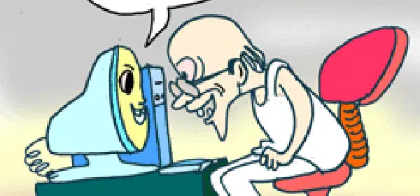 Illustration for Computer Whiz Grans