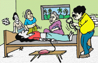 Women's Army of Blood Donors [Illustrations by Sudheer Nath]