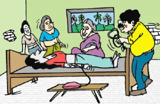 Women's Army of Blood Donors [Illustrations by Sudheer Nath]
