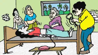 Illustration for Women's Army of Blood Donors