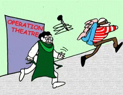Who's Stealing the Doctors' Clothes? [Illustration by Sudheer Nath]
