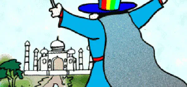 Illustration for Man Who Could Make The Taj Disappear